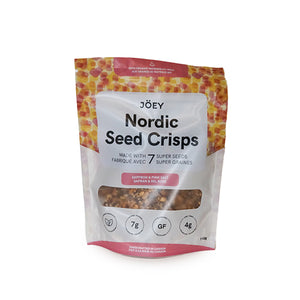 Joey Nordic Seed Crisps - Saffron & Pink Salt