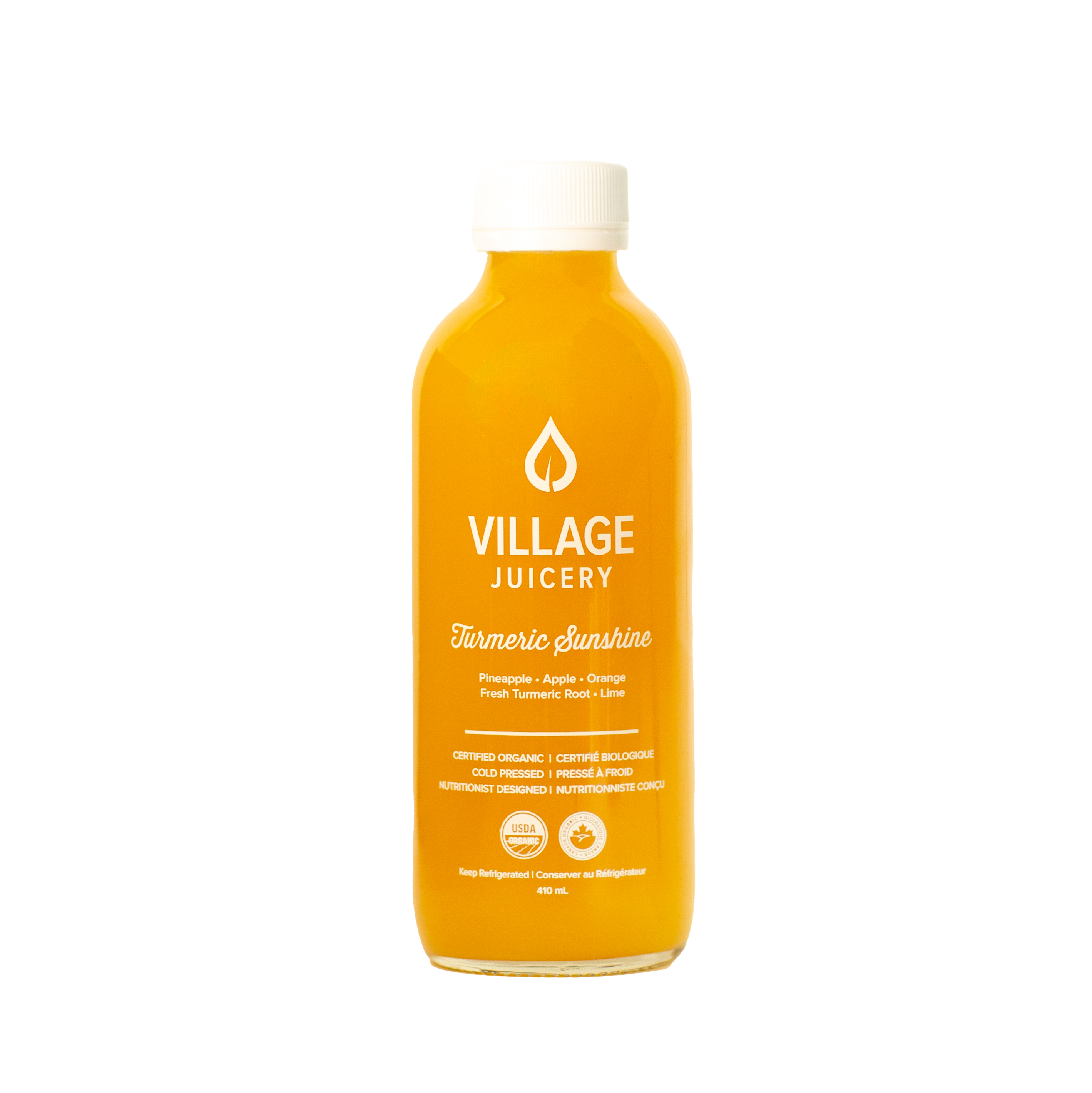 Turmeric Sunshine 410mL - Village Juicery