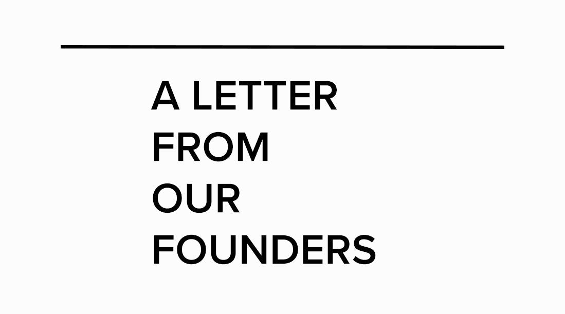 A Letter From Our Founders - Village Juicery