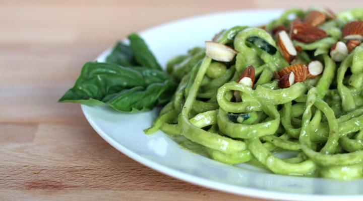 Zucchini Noodle Basil Pesto - Village Juicery