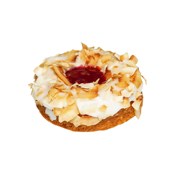 Coconut Raspberry Donut
