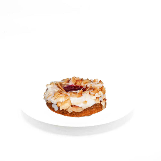 Seasonal Donut: Coconut Raspberry