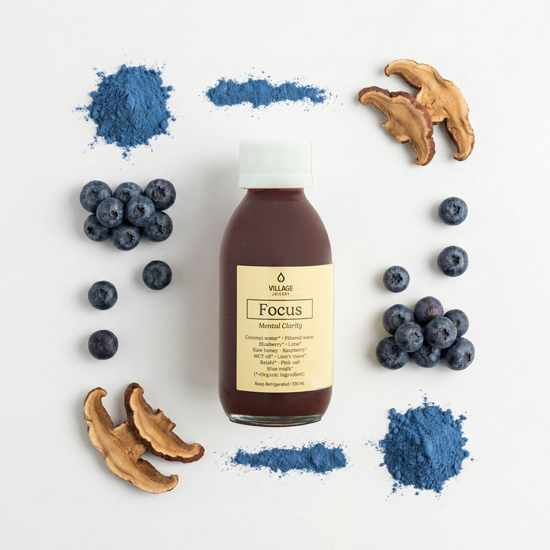 Village Juicery Focus Shot ingredients