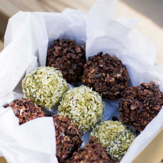 Coconut Matcha Raw Bites