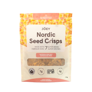 Joey Nordic Seed Crisps - Saffron & Pink Salt