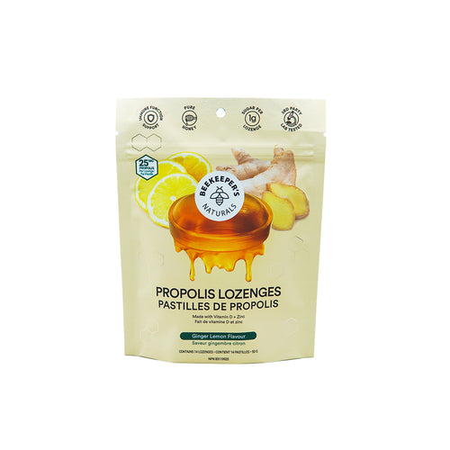 Beekeeper’s Naturals Ginger Lemon Lozenges