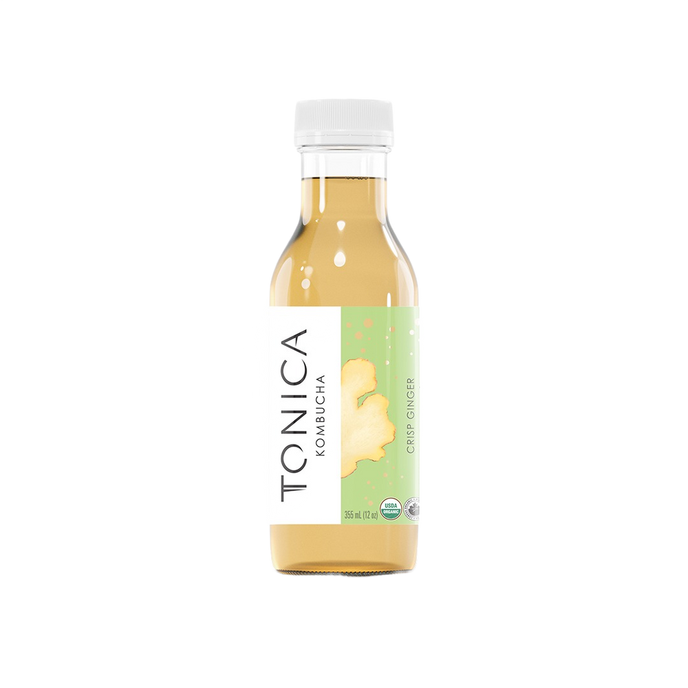 Organic Kombucha Crisp Ginger (12pk)