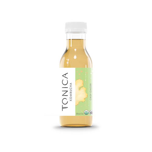 Tonica Organic Kombucha Crisp Ginger