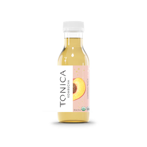 Tonica Organic Kombucha Luminous Peach