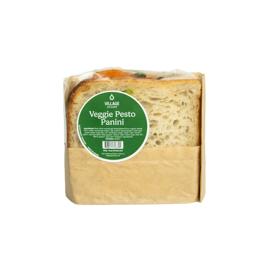 Village Juicery Veggie Pesto Panini