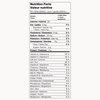 Electrolyte Super Shot Nutrition Facts Table
