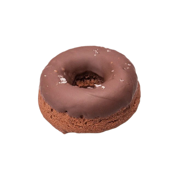 Salted Dark Chocolate Donut