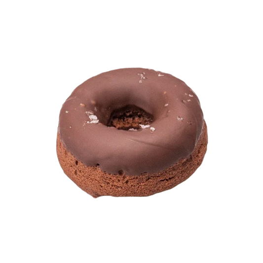Salted Dark Chocolate Donut