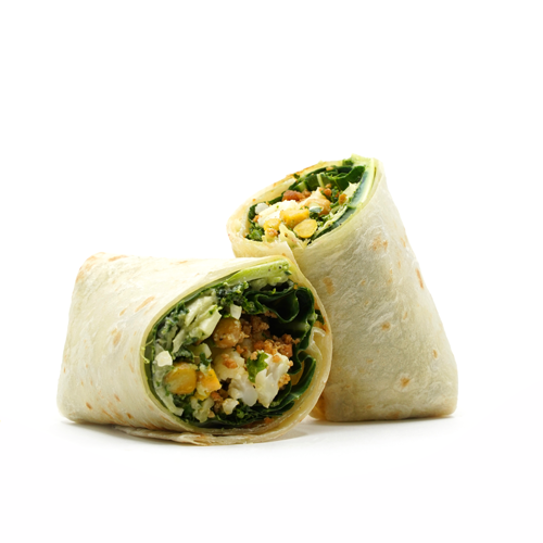 Village Juicery's organic cool ranch wrap! The perfect lunch option.