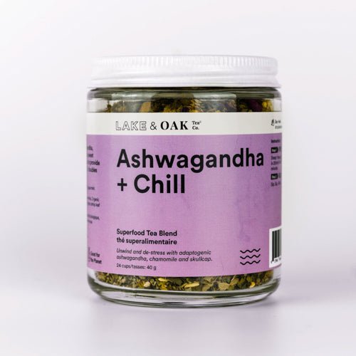 Lake & Oak Ashwagandha + Chill Tea - Village Juicery