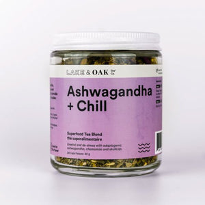 
            
                Load image into Gallery viewer, Lake &amp;amp; Oak Ashwagandha + Chill Tea - Village Juicery
            
        