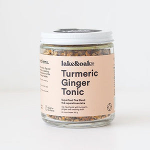 Lake & Oak Turmeric Ginger Tonic Tea - Village Juicery
