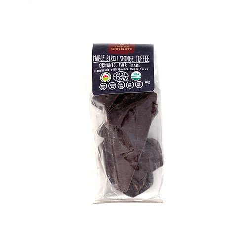 Maple Birch Sponge Toffee - Live on Chocolate