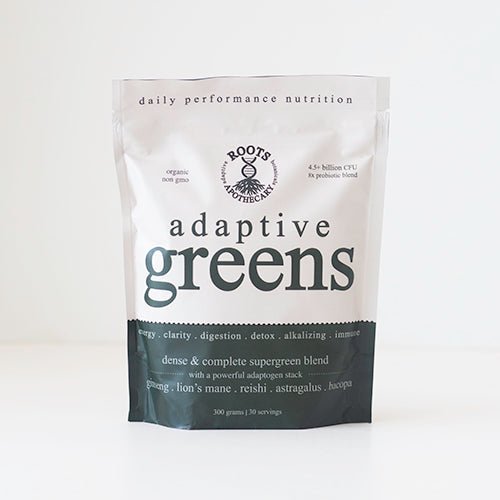 
            
                Load image into Gallery viewer, Roots Apothecary Adaptive Greens Powder - Village Juicery
            
        