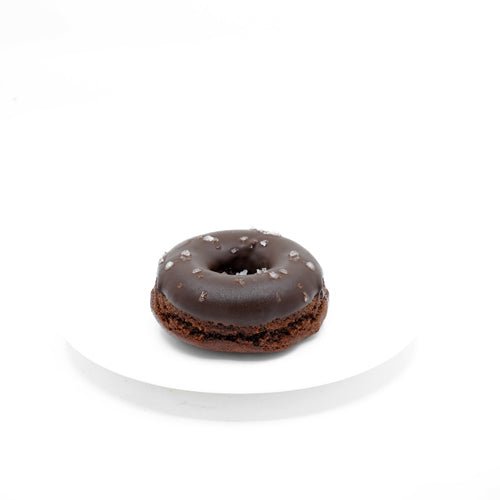 Salted Dark Chocolate Donut